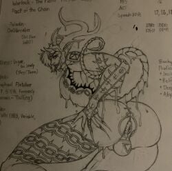 2022 dungeons_and_dragons gay oc original_character psbaradungeon traditional_art traditional_media traditional_media_(artwork)