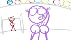animated cum_everywhere cum_inside cumming_while_penetrating dick_figures jaysonguzman567 no_sound pink_(dick_figures) red_(dick_figures) stick_figure stickman stomach_bulge tagme video