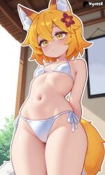 bikini senko_(sewayaki_kitsune_no_senko-san) sewayaki_kitsune_no_senko-san thighs vyxenx