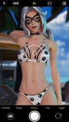 3d 3d_(artwork) alternate_version_available beach beach_background bikini bikini_bottom bikini_top black_cat_(fortnite) black_cat_(marvel) camera camera_hud camera_view choker clothed clothed_female clothing female female_focus female_only fortnite fortnite_(marvel_comics) hand_behind_neck hourglass_figure hourglass_figured_female long_hair long_hair_female looking_at_camera marvel marvel_comics mask masked masked_female outdoors pose posing posing_for_the_viewer request shiny shiny_skin smile smiling smiling_at_camera smiling_at_viewer solo solo_female solo_focus tob_art_ watermark wet wet_body wet_skin white_hair white_hair_female