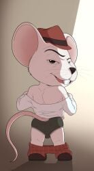 1boy ass bulge clothed clothing furry illumination_entertainment jerseydevil male male_only mike_(sing) penis penis_bulge seth_macfarlane sing_(movie) undressing universal_pictures universal_studios