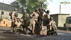 army blowjob exhibitionism gay gay_male gay_sex group group_sex male medal_of_honor_airborne military oral_sex oral_train orgy outdoors soldier soldiers tommys_eagle_hq uniform ww2