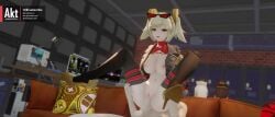 akt animated burnice_white female tagme video zenless_zone_zero