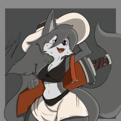 1girls 2024 anthro female female_only furry furry_female furry_only sword tagme tio_churrin