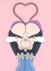 1boy ass ass_focus ass_heart backsack ballsack bent_over big_balls butt_focus catboy felix_argyle femboy furry_ears heart_hands heart_symbol kawaiiredpandas leaning_forward leggings male meme_pose presenting_ass presenting_balls presenting_hindquarters re:zero_kara_hajimeru_isekai_seikatsu skirt_lift solo_male tagme tail thick_thighs trap