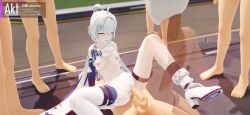 akt anal animated female honkai_(series) shigure_kira tagme vaginal_penetration video
