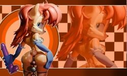 1girls 3d 3d_(artwork) ass_focus dildo furry furry_female furry_only korby32_(artits) long_hair mobian_(species) nice_ass nice_view nude nude_female only_female pussy sally_acorn sega sex_toy simple_background sonic_(series) sonic_the_hedgehog_(archie) sonic_the_hedgehog_(comics) sonic_the_hedgehog_(series)