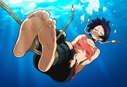 asphyxiation barefoot drowning feet my_hero_academia tagme