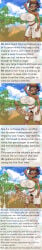 1futa big_breasts big_penis dark-skinned_futa dress ejaculation english_text futanari lake pointy_ears transparent_clothing