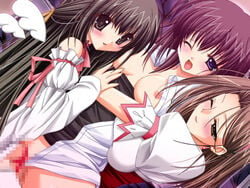 atelier_kaguya atelier_kaguya_berkshire_yorkshire censored choco_chip game_cg group_sex mahokoi mochizuki_akane sakura_hinano souma_aya tagme