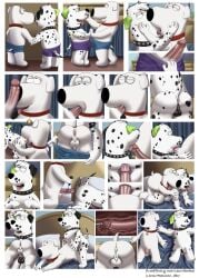 20th_century_fox 20th_century_studios 20th_television_animation 2boys brian_griffin dewkei family_guy fox_corporation fuzzy_door_productions male male_only seth_macfarlane