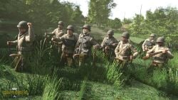 army erection exhibitionism gay gay_male gay_sex group group_sex hard_on male medal_of_honor_airborne military orgy outdoors soldier soldiers tommys_eagle_hq uniform weapon ww2