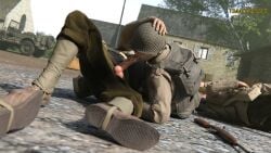 69 army blowjob cum cum_in_mouth exhibitionism gay gay_male gay_sex group group_sex male medal_of_honor_airborne military oral oral_sex orgy outdoors soldier soldiers tommys_eagle_hq uniform ww2