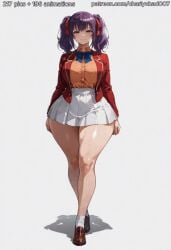 ai_generated amasawa_ichika ass_bigger_than_head big_ass big_breasts big_butt charlychad007 classroom_of_the_elite curvaceous curvy curvy_figure hourglass_figure large_ass massive_ass thick thick_ass thick_hips thick_legs thick_thighs thighs voluptuous voluptuous_female wide_hips
