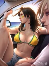 alternate_version_available cloud_strife suddakka tifa_lockhart yellow_bikini