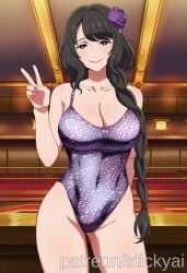 1girl 1girls ai_generated anime breasts curvy curvy_female curvy_figure elsa_granhilte eyes female fit hair nsfw re:zero_kara_hajimeru_isekai_seikatsu stickyai tits voluptuous