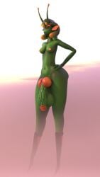 1futa 3d 3d_(artwork) alien alien_humanoid antennae_(anatomy) ass balls big_balls big_penis boots boots_only breasts clothing digital_media_(artwork) footwear footwear_only futa_only futanari genitals goo_hair gynomorph hi_res humanoid humanoid_genitalia humanoid_penis intersex looking_away mostly_nude nipples penis pseudo_hair rule_63 simple_background smile solo standing sudabanan thick_thighs