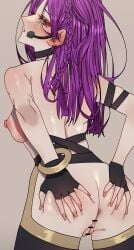 ass_focus k/da_kai'sa k/da_series kai'sa league_of_legends looking_back moumring nude standing tagme