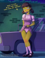 ashley_grant babysitter masquerade masquerade_(artist) the_simpsons