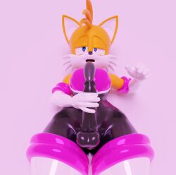 3d absurd_res anthro armwear blender_(software) bodily_fluids boots clothed clothing condom condom_suit crossdressing cum cum_inside eggsaladsandwich elbow_gloves erection erection_under_clothing femboy feminine_male feminine_pose filled_condom footwear fox genital_fluids genitals girly gloves hand_on_penis handwear hi_res humanoid latex latex_boots latex_clothing latex_gloves latex_legwear latex_thigh_highs male mammal masturbation miles_prower orgasm penis rouge_the_bat_(cosplay) rubber rubber_boots rubber_clothing rubber_suit sega sexual_barrier_device solo sonic_(series) sonic_the_hedgehog_(series) tails tails_the_fox tight_clothing white_boots white_clothing white_footwear white_gloves white_handwear widescreen