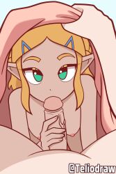 1boy 1girls female male oral princess_zelda tears_of_the_kingdom teliodraw the_legend_of_zelda zelda_(tears_of_the_kingdom)