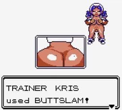 1boy 1girls alternate_ass_size alternate_breast_size animated ass ass_shake beeswitchva big_ass big_breasts bouncing_ass breasts game_freak happy happy_sex imjustthatkinky inviting_to_sex jiggling_ass kris_(pokemon) large_breasts leftloversz moaning moaning_in_pleasure mp4 nintendo pixel_art pokemon pussy sex sound standing straight video voice_acted