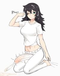 1futa asian asian_futanari balls belly belly_button big_penis black_hair breasts clothed clothing creepforalius cum cum_on_hair cum_through_clothes cum_through_clothing cumming dark_hair dick dickgirl ejaculation erection erection_under_clothes fully_clothed futa_only futanari green_eyes hands-free handsfree_ejaculation huge_cock human hung hung_futanari kneeling kuroki_tomoko large_penis light-skinned_futanari light_skin messy_hair mogire morning_wood one_eye_closed orgasm penis penis_under_clothes tenting tummy veiny_penis watashi_ga_motenai_no_wa_dou_kangaetemo_omaera_ga_warui!