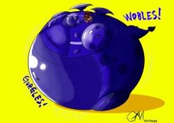 blueberry_inflation galindeznavarro inflation spherical_inflation sunken_head sunken_limbs tagme thick_thighs wide_hips