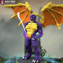 anthro cock cum cumshot dick dragon dragons ejaculation fapping jerking jerking_off jerkingoff masturbating masturbation muscle musclefurrydogaaron muscles off orange_wings penis pink_penis purple_dragon purple_skin sexydogaaron sperm spyro spyro_the_dragon wings