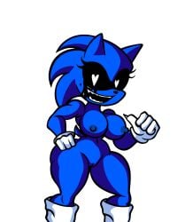 blue_body blue_nipples clawed_fingers edit eyelashes fanon friday_night_funkin friday_night_funkin_mod heart-shaped_pupils mrdrezq nude nude_filter sharp_teeth shaved_pussy solo sonic_(series) sonic_the_hedgehog_(series) tagme third-party_edit