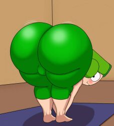 1boy ass ass_up big_ass big_butt blush blush_lines blushing_at_viewer bubble_ass bubble_butt butt cute edit embarrassed exercise exercise_clothing fat_ass fat_butt femboy hands_on_feet hat head_down_ass_up huge_ass huge_butt jewty kyle_broflovski looking_at_viewer looking_back looking_back_at_viewer male male_only plump_ass solo south_park stretching thick_ass thick_butt thick_thighs tight_clothing tight_pants wide_hips yoga yoga_pants