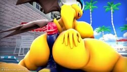 3d alternate_version_available animated assjob big_ass big_balls big_breasts big_butt blue_penis grabbing_own_ass hot_dog hot_dogging huge_balls huge_cock mp4 penis_between_ass plumenjoyerse rouge_the_bat sonic_(series) sonic_the_hedgehog sonic_the_hedgehog_(series) sound station_square tagme video wector