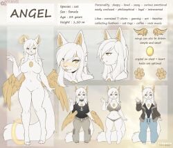 angel_(xnyavii) anthro big_breasts breasts female furry teranen thick_thighs wide_hips