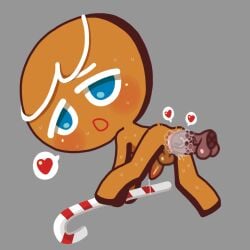 1boy cookie_run food_creature gay gingerbrave hi_res lorennsfw male tagme