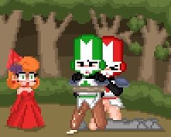 animated castle_crashers gay gif male newgrounds pixel_art tagme toony yaoi