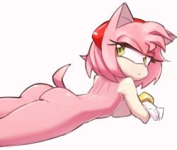 amy_rose ass awkwardlytrashy breasts nude sonic_(series)