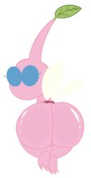 anthro ass_focus big_ass female female_only naked nintendo nude pikmin pikmin_(species) theslashfive winged_pikmin