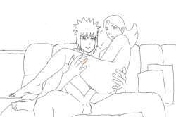 blonde_female blonde_hair boruto:_naruto_next_generations delta_(boruto) line_art namikaze_minato naruto naruto_shippuden samuelscl sex sketch vaginal_penetration