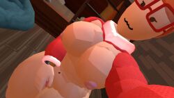 coach_(recroom) female huge_breasts orange_hair plump pussy rec_room recroom recroom-nsfw vr