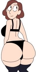 black_eyes brown_hair ec-707 hilda_(series) johanna_(hilda) light-skinned_female light_skin transparent_background