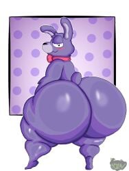 bonnie_(fnaf) conejo conejo_cola fat_ass five_nights_at_freddy's fnaf gigantic_ass huge_ass purple_body purple_hair solo yoshuacomoyoshu