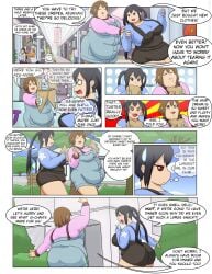 azusa_nakano_(k-on!) bbw big_butt butt chubby chubby_female comic eating fat fat_ass fat_girl fat_woman ice_cream k-on! obese obese_female overweight overweight_female speech_bubble thick_thighs weight_gain yui_hirasawa_(k-on!)