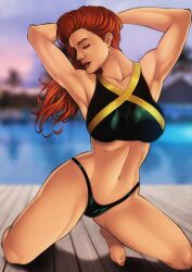 bikini jean_grey marvel marvel_comics marvel_girl phoenix_(x-men) x-men