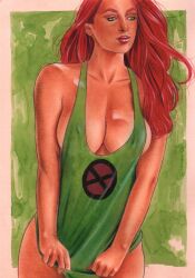 crop_top jean_grey marvel marvel_comics marvel_girl panties phoenix_(x-men) underwear x-men