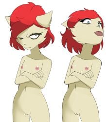 animation_meme_community kitty_channel_afnan lina_(kitty_channel_afnan) nude small_breasts solo solo_female young