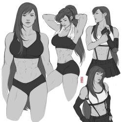 tifa lockhart from final fantasy by jen bartel