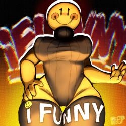 1girls bodysuit emoji female friedpeep hand_on_hip ifunny thighhighs
