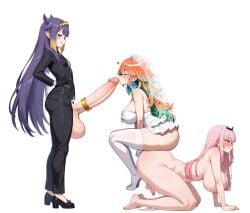 2futas 3girls ai_generated aisunshine ass balls big_ass big_breasts big_butt big_penis big_penis_adoration black_jacket black_pants black_suit blush breasts butt_cheeks buttcheeks buttocks clothed cock_ring cuck cucked_by_futa cuckold cuckolding cuckquean cumming curvaceous curvaceous_body curvaceous_female curvaceous_figure curvy curvy_body curvy_female curvy_figure dress dressed female futanari green_hair groom hololive hololive_english hololive_myth huge_ass huge_breasts huge_butt huge_cock humiliated humiliating humiliation husband husband_and_wife intersex kissing kissing_penis large_ass large_breasts large_butt large_tits long_hair loser love love_kiss mori_calliope naked naked_female netorare ninomae_ina'nis ntr nude nude_female orange_hair pants penis_ring penis_worship perfect_body pink_hair premature_cumshot premature_ejaculation premature_ejaculation_shaming premature_orgasm purple_hair ring sexy sexy_body sitting_on_another sitting_on_person small_breasts small_cock small_penis small_penis_humiliation small_tits smirk sph suit takanashi_kiara testicles thick_ass thick_breasts thick_butt thick_tits tiara tiny_penis veil virtual_youtuber vtuber wedding wedding_dress wedding_veil wife_and_husband