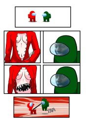 among_us crewmate_(among_us) disappointed funny impostor_(among_us) meme shocked surprised_expression tam_m3_(artist)