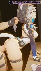 1girls 2025 ai_generated animal_ears artist_name ass blue_eyes cipher_(honkai:_star_rail) cock dick electroworld female fingerless_gloves fucking gloves hi_res high_quality high_resolution highres honkai:_star_rail honkai_(series) hood intercourse love_making patreon patreon_username penetration penis sex sexual_intercourse stable_diffusion watermark